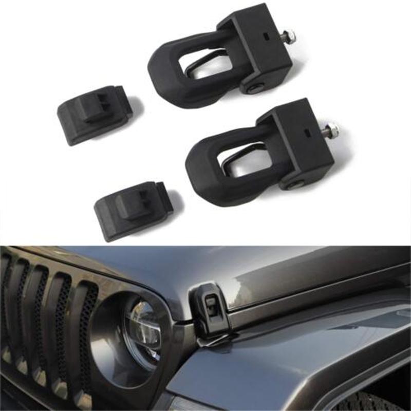 Hood Lock Catch Bracket Latches Buckle For Jeep Wrangler JK JKU Sahara 2007 2008 2009 2010 2011 2012 2013 2014 2015 2016 2017
