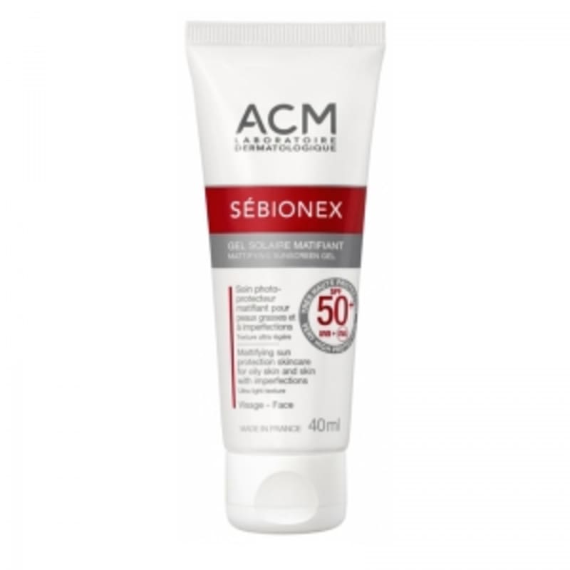 

ACM Себионекс Матирующий солнцезащитный гель 40 мл (SPF50 +)