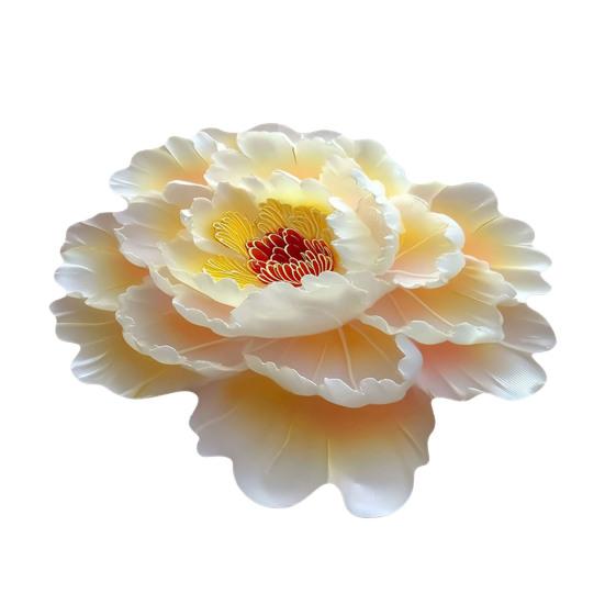 3D Blomst Gulvmatte Absorberende Stor Blomst Områdeteppe Sklisikker Baderomsmatte