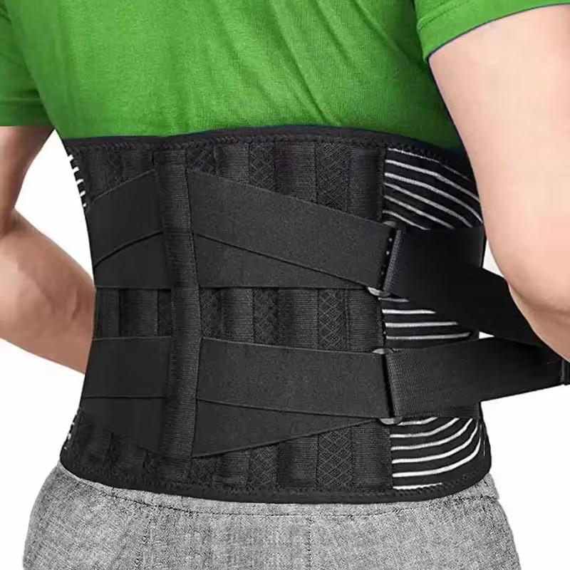 Orthopedic Therapy Straightening Spine Alignment Pain Relief Lumbar Support Belt Waist Brace Metal Back Brace