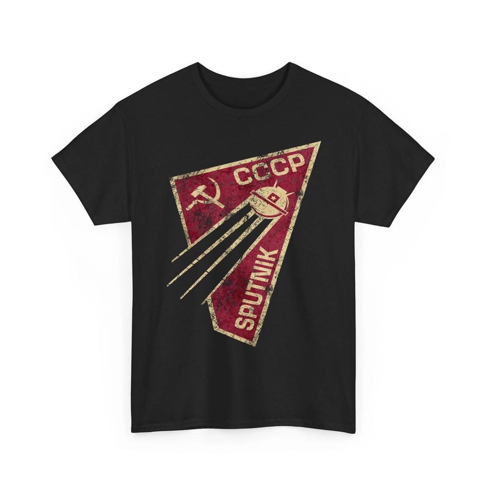 CCCP TShirt Original Russian Space Program USSR 80s Soviet Union USSR Gift Tee Unisex T-Shirt XXXXL