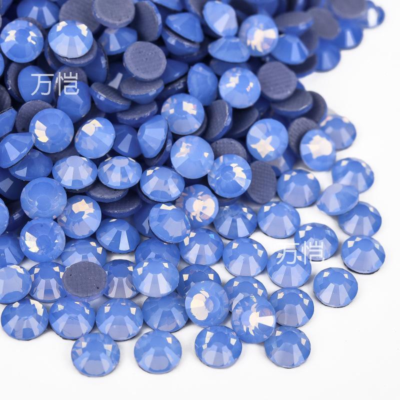 Imitation Glass Hot Diamond Rhinestone, Hot Melt Adhesive Bottom Protein Porcelain White Diy Crystal Beauty Clothing Accessories