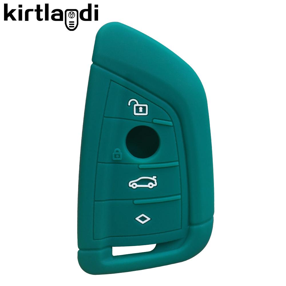 Silicone Remote Cover Key Case Protector for BMW G30 G05 X5 F15 X6 F16 7 Series G11 X1 F48 F39 X4 X3 F40 2021 Keyless Shell Fob