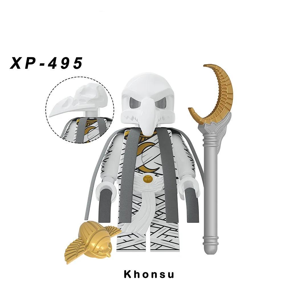 Moonlight Knight Assembled Figure Building Blocks Small Toys