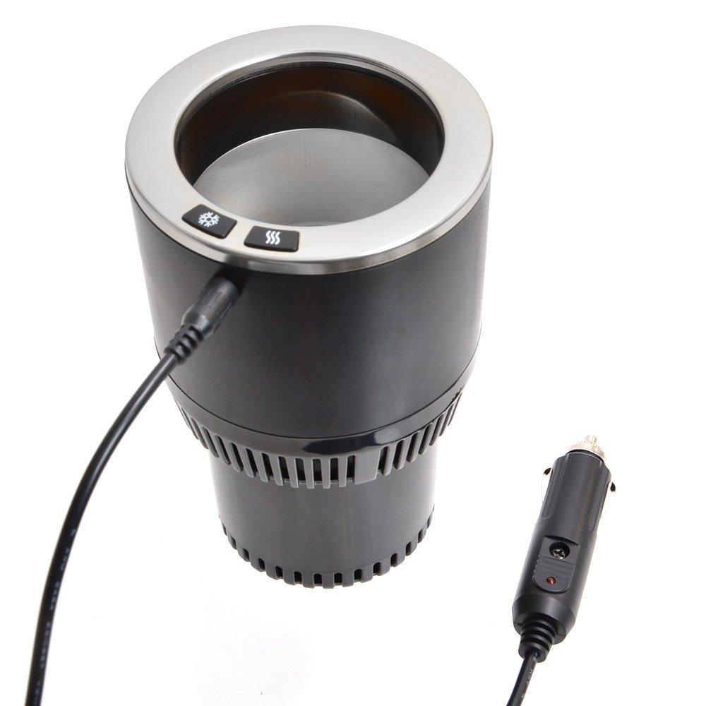 Sanko Car Drink 12V Cigarette WCBFCCPB Hot/Cold Holder, Lighter, Black,
