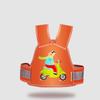 Gilet di Sicurezza a Rete per Bambini da Ciclismo Regolabile Leggero Traspirante Riflettente per Veicoli Elettrici Motociclette