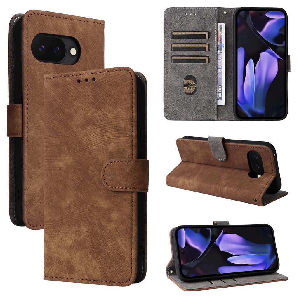 Flip Cover compatible for Google Pixel 10A PU Leather Phone Case Full-Body Protection with [RFID Blocking]