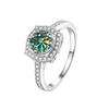 Bague Ringen Trendy Sterling Silver S925 Wedding Ring 1ct 2ct D-COLOR Moissanite Jewelry For Women GRA Certificate Resizable Size