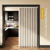 Stylish Elegant Folding Door Curtain No Punching Design Home Decor Privacy Better Space Partitioning For Kitchen Home Bedroom