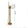 Gold Bathtub Shower Faucet Floor Standing Shower Bathtub Faucet Rose Gold Stand Bathtub Mixer Hand Shower Head Bath Mixer Shower