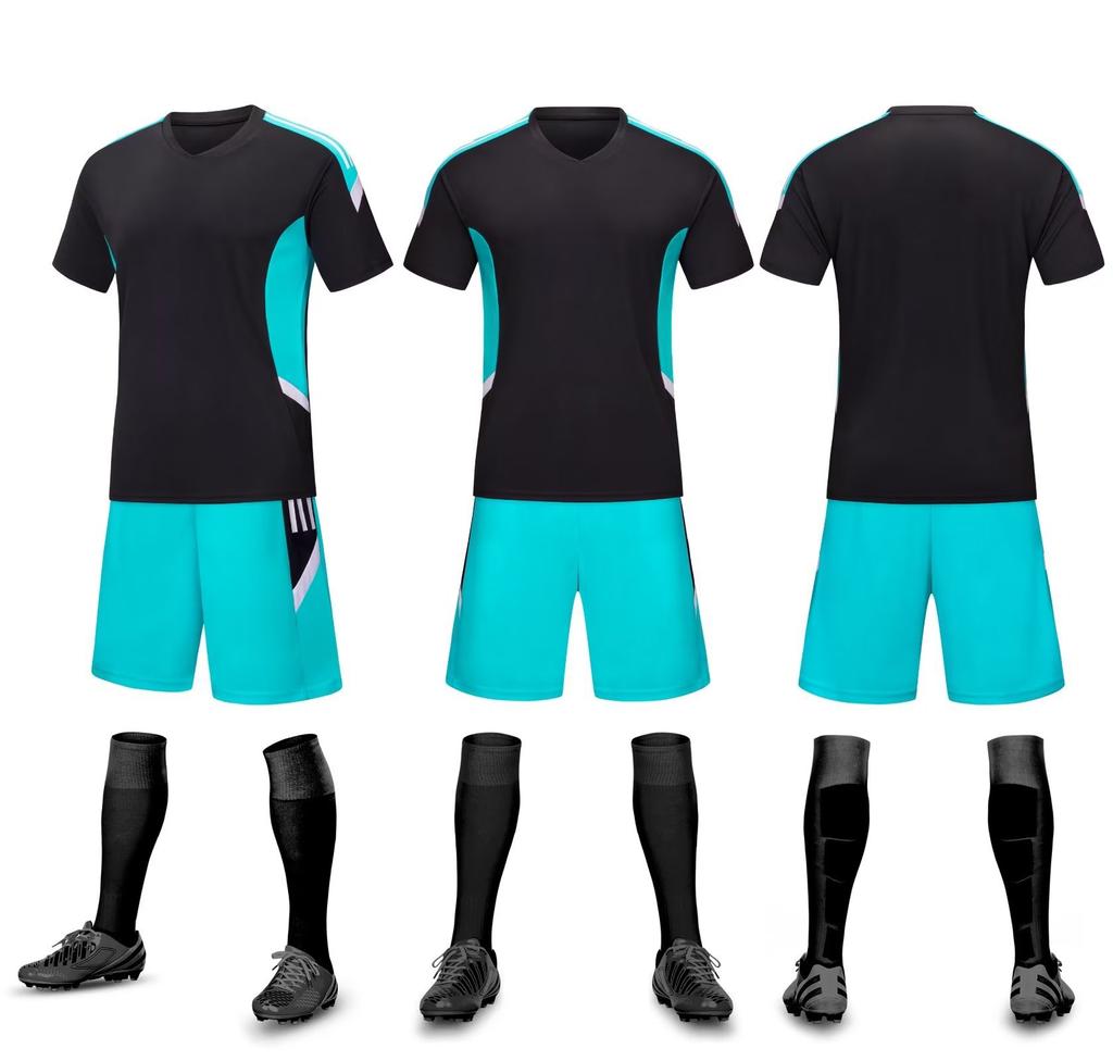 Children'S Football Jersey Set Short-Sleeved Student Class Uniform Sports Football Jersey Team Game Training Team Uniform Printing Number