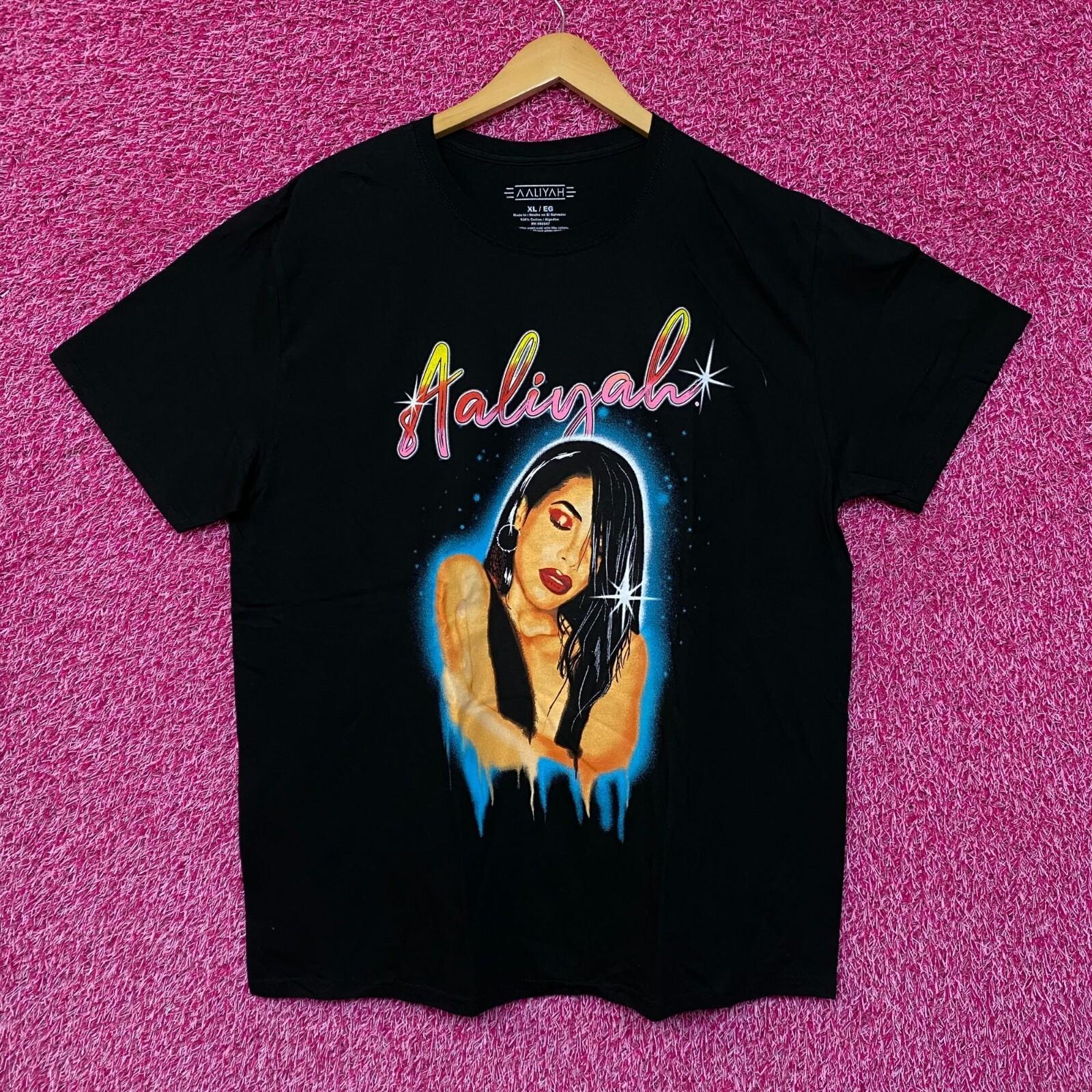Aaliyah Airbrush Queen of Urban Pop Self-titled Album Tee S