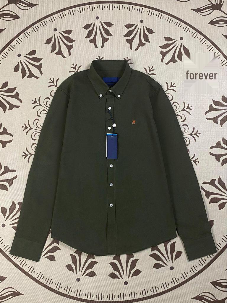 Ralph RL Little Pony Logo War Horse Long Sleeve Classic Embroidered Cotton Polo Shirt for Women