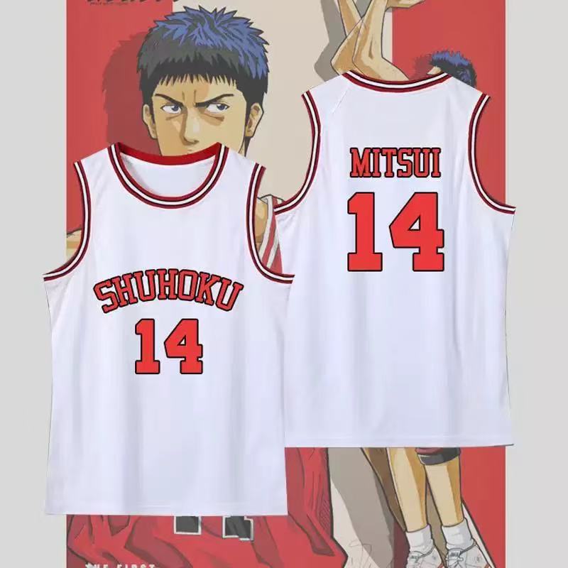 SLAM DUNK Jersey Sakuragi Blossom Road Liuchuan Maple Men's and Women's Short Sleeve Xiangbei Team Commemorative Basketball Suit Sports Suit