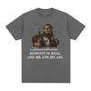 2025 Summer Retro Halsin Bigfoot Is Real Graphic  Astarion Baldurs Gate 3 Fan Gamer Tshirts Y2k Unisexs Gothic Oversized Tees