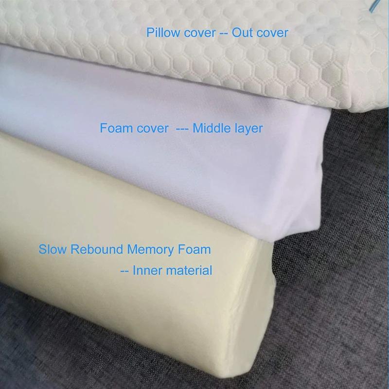 Left Right Arm Couple Pillow Orthopedic Memory Foam Protect Cervical Vertebra Release Arm Pain Pressure Pillow for Side Sleeper