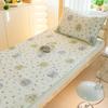 (Student Season) Small Fresh Printed Cotton Bed Cover Student Bed Cover