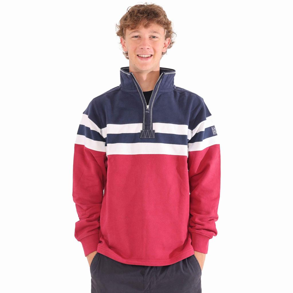 Lazy Jacks Mens Striped Sweatshirt