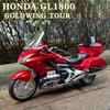 1/9 Honda Gold Wing Tour GL1800 Alloy Die Cast Motorcycle Model Vehicle Collection Sound and Light Off Road Autocycle Toys Car