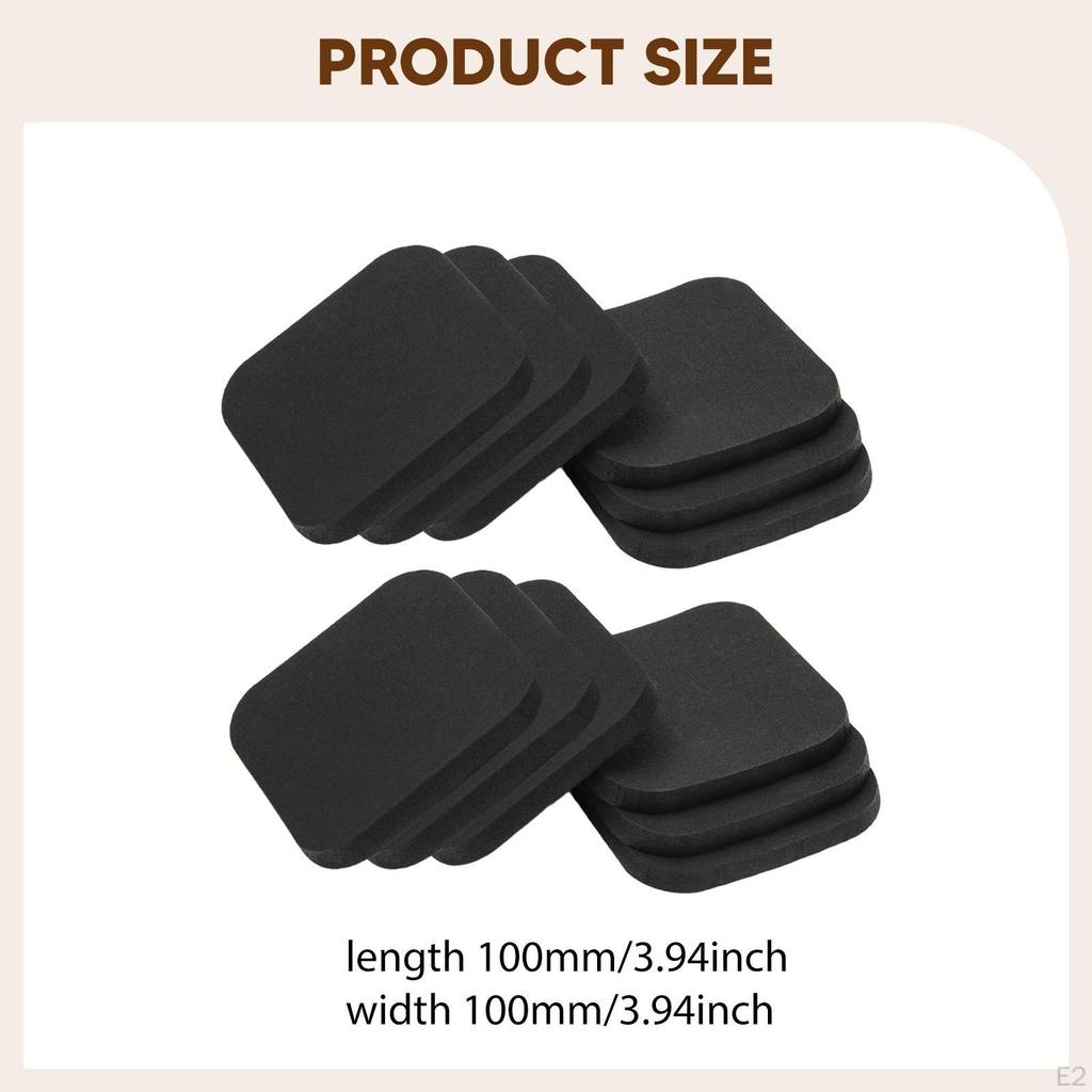 12 kusů podložka pod běžecký pás antivibrační multifunkční gumová podložka cvičební vybavení pro