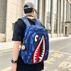 Schoolbag New Fashion Large Capacity Camouflage Shark Student School Bag Versatile Large Capacity Lightweight Leisure Travel Backpack