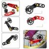 Eingang-Gang Faltrad Kettenspanner Fahrrad Eingang-Gang Kettenführung Umbau Crimp Kettenfänger Anti-Drop