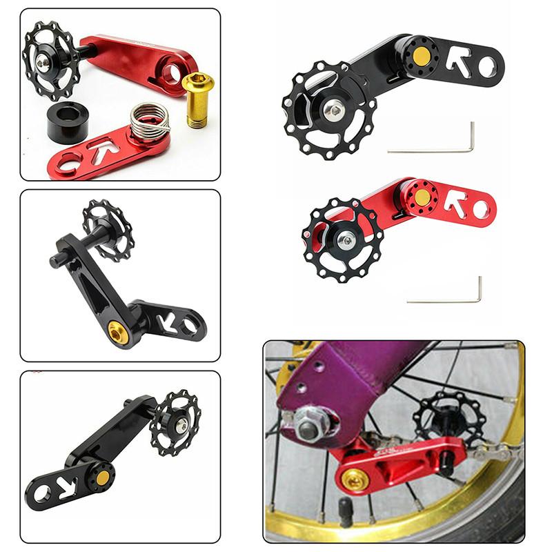 Eingang-Gang Faltrad Kettenspanner Fahrrad Eingang-Gang Kettenführung Umbau Crimp Kettenfänger Anti-Drop