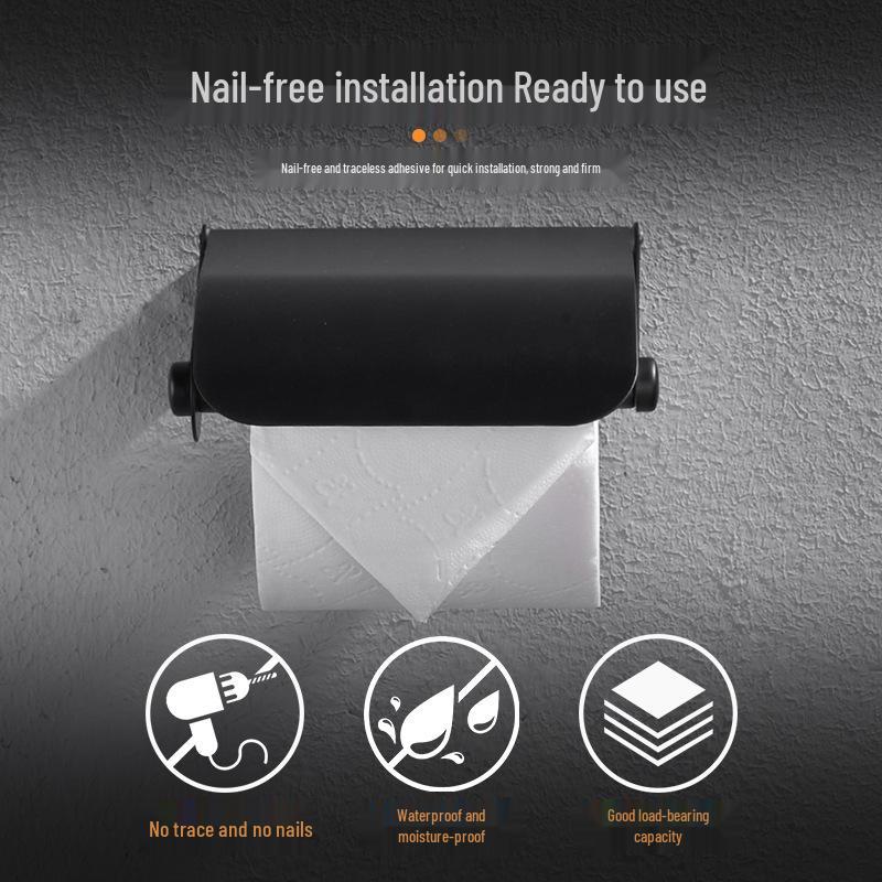 Stainless Steel European-Style Waterproof Tissue Holder for Bathroom