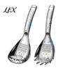 Heavy Duty Stainless Steel Strainer 5-in-1 Cooking Spoon, Multifunctional Kitchen Dishwasher Safe Accessory Tools for Potato Garlic Masher,
