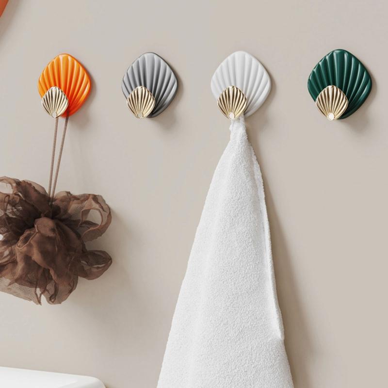 Durable Adhesive Hook Towels Bags Caps Organizer Hook Hanger Nail Drilling Free