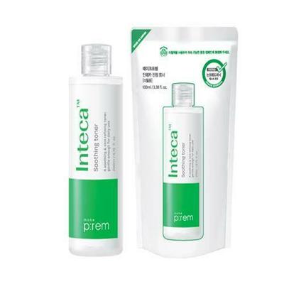 Inteca Beruhigendes Gesichtswasser 200 ml Sonder-Set (+100ml Nachfüllpackung + Inteca Creme 31ml)