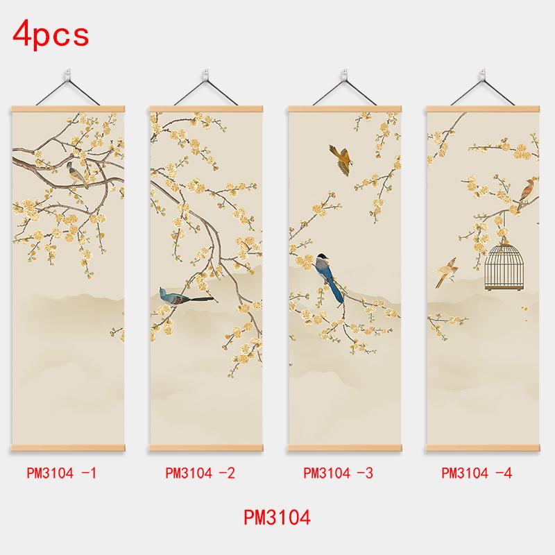 Traditionelle chinesische Landschaftsmalerei, klassische Kunst, Wandbild, Poster, Leinwand