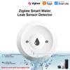 Water Leak Detector Tuya ZigBee Smart Flood Leakage Sensor Alarm for Kitchen Bathroom Basement Smart Life App Remote Control