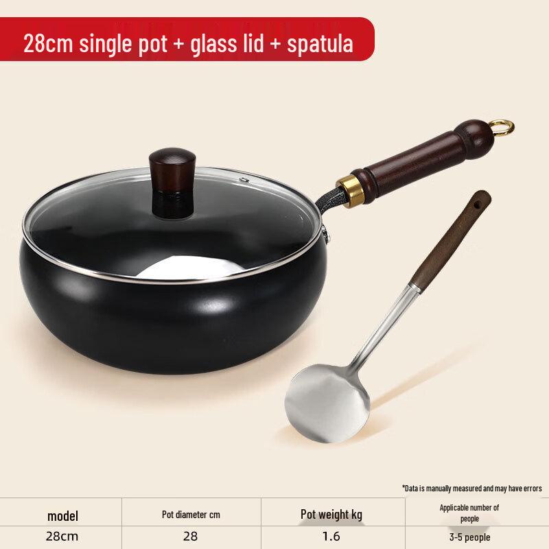 Xiaoshuo Traditional Non-Coated Cast Iron Pot