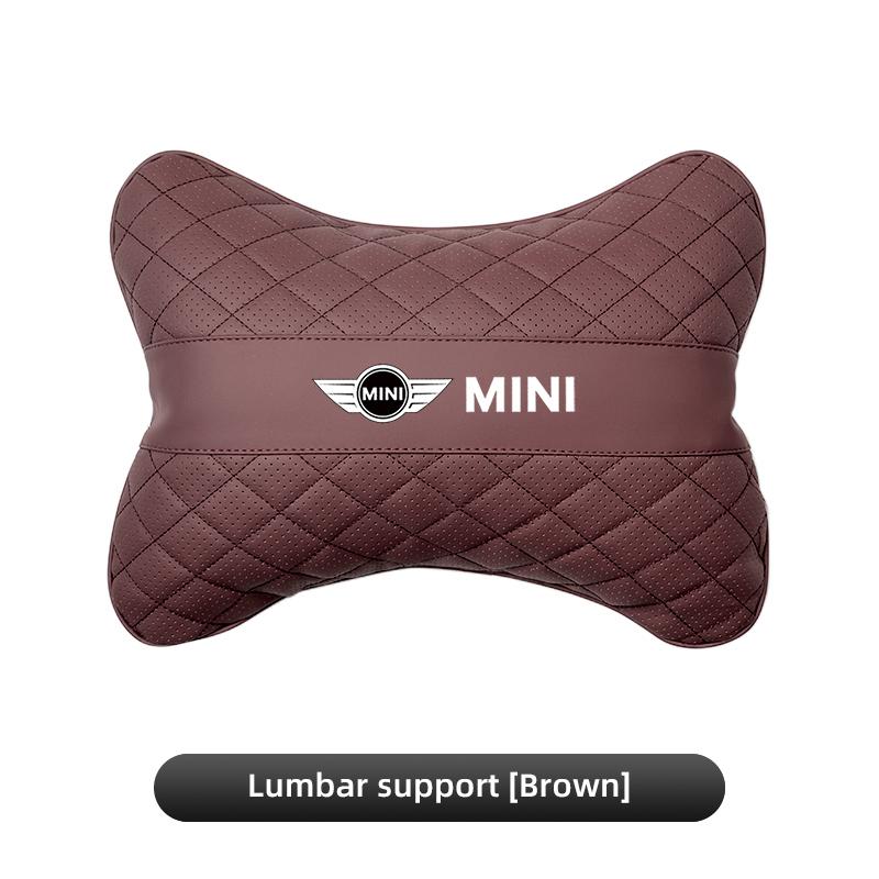 Kit de coussin de nuque et de soutien lombaire pour voiture Appui-tête automatique Pour MINI Cooper R56 F56 R50 JCW Cabrio Aceman Countryman Clubman Roadster Coupe