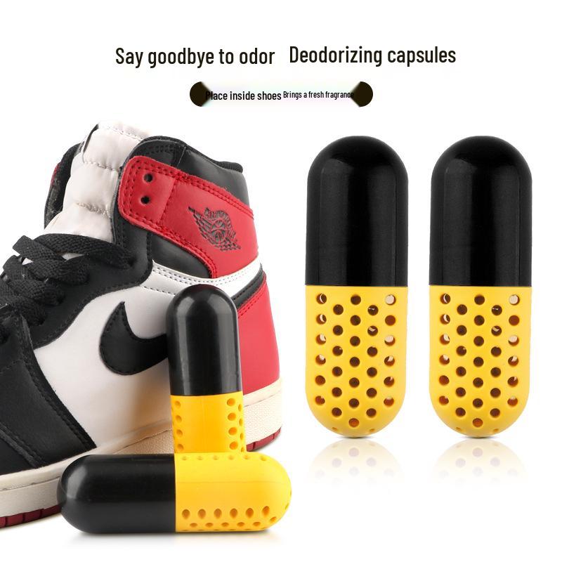Sneaker Deodorizer Capsules: Anti-Odor Activated Carbon Shoe Inserts for Sports Shoes and Cabinets