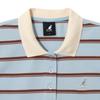 Kangol Women S Stripe Pique Shirt Light Blue 1731
