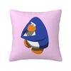 Club Penguin Standardtanz Klassisches quadratisches Kissenbezug Kissenhülle Kissenbezug Überwurf-Kissenbezug für Zuhause Schlafzimmer Auto