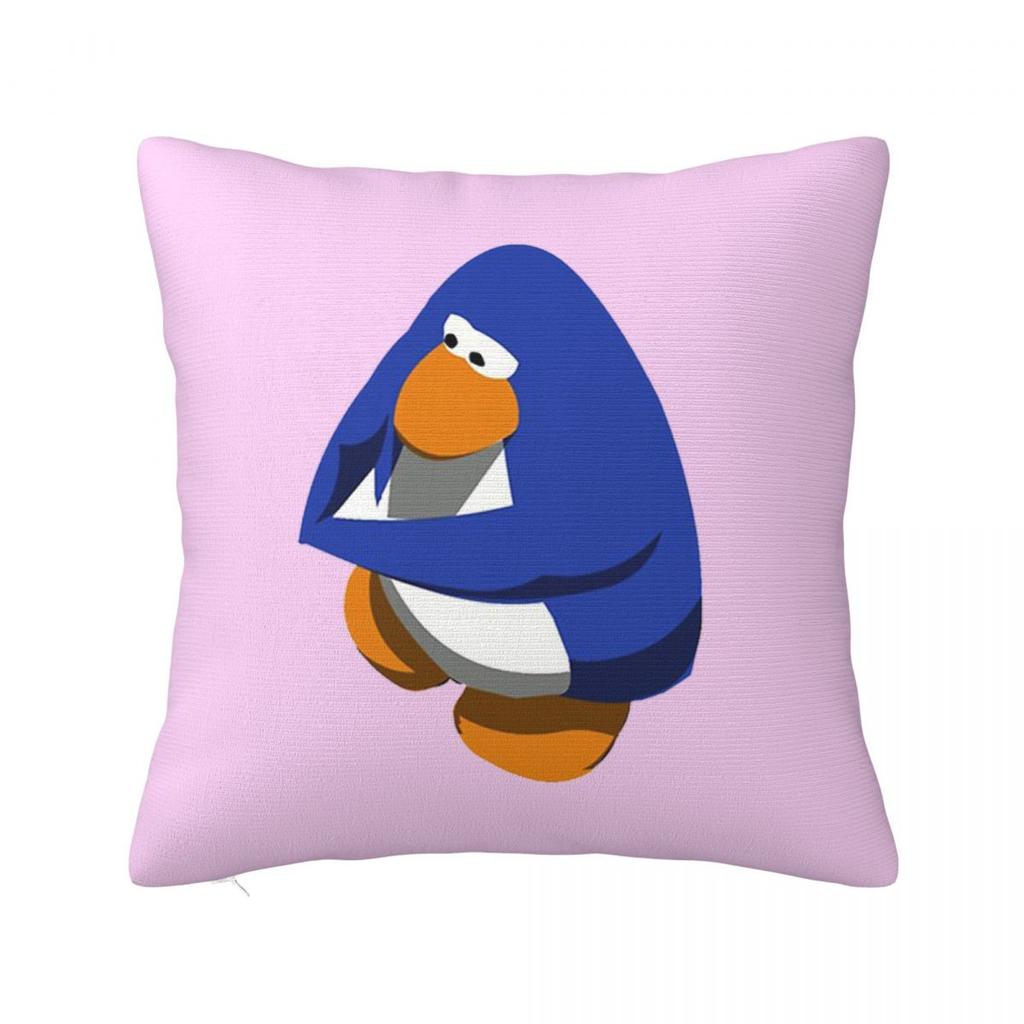 Club Penguin Standardtanz Klassisches quadratisches Kissenbezug Kissenhülle Kissenbezug Überwurf-Kissenbezug für Zuhause Schlafzimmer Auto