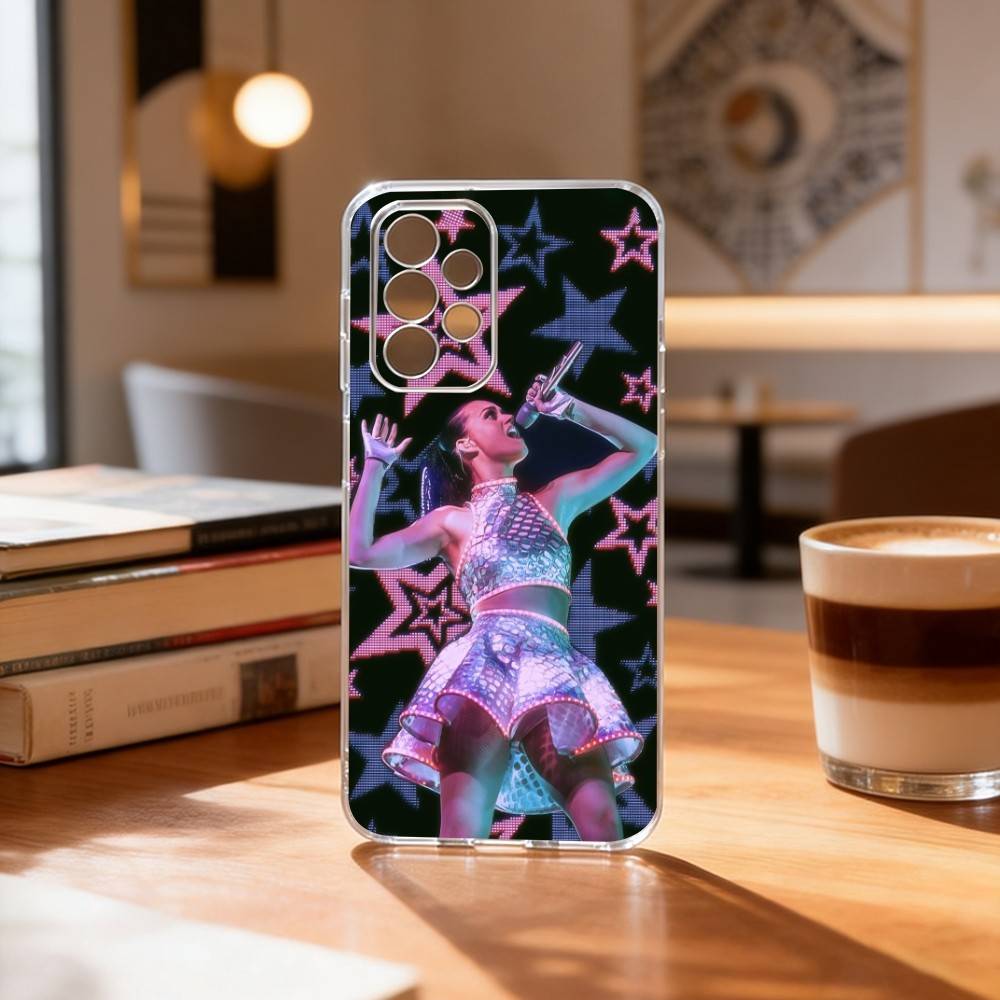 K-Katy Perry Singer Phone Case For Samsung S25,S24,S21,S22,S23,S30,Ultra,S20,Plus,Fe Transparent Cover