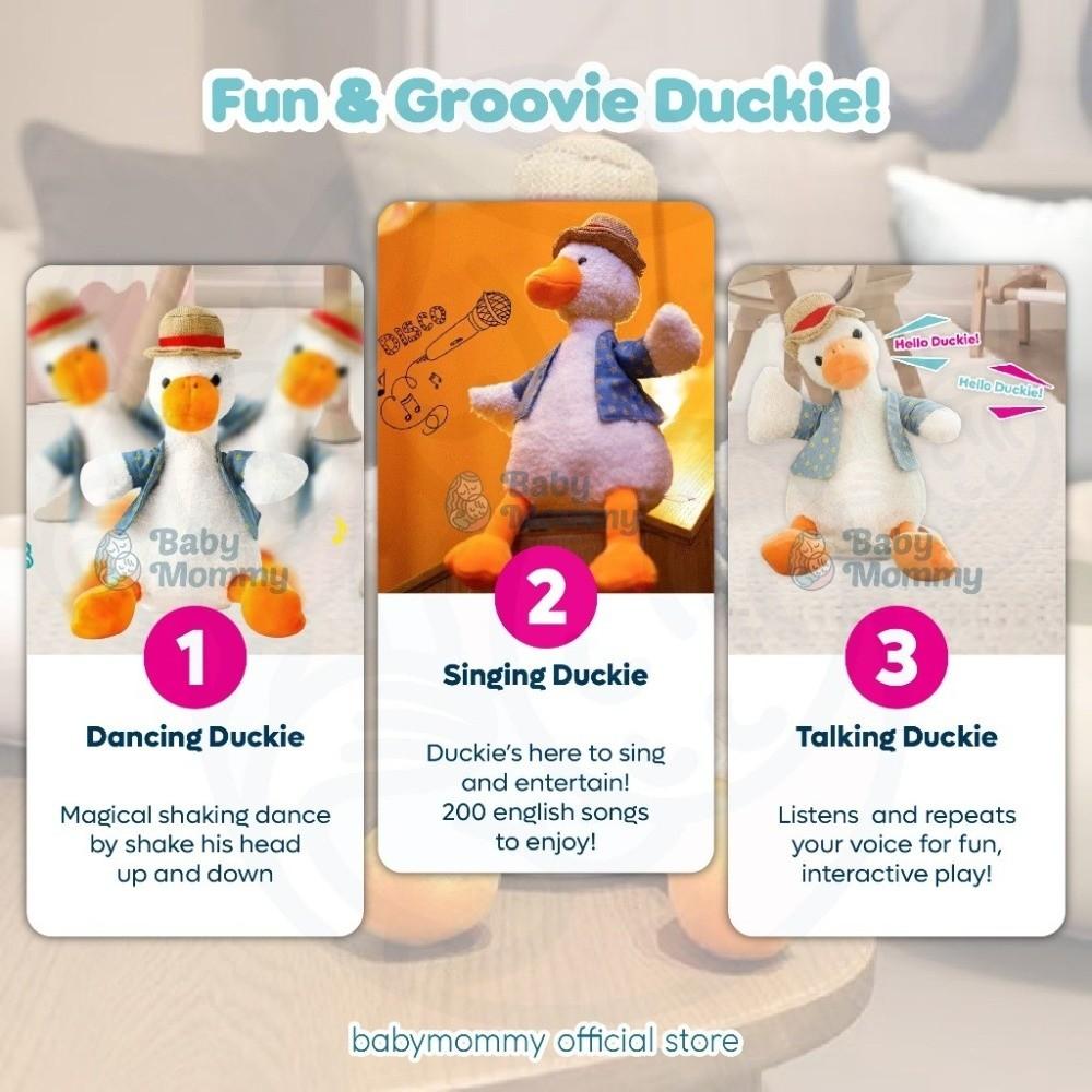 Plush Material Electric Plush Duck Electric Function Recording Singing Duck Educational Toy