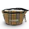 Excellent BURBERRY Daypack Nova Check Logo Backpack Sling Bag Beige 8013921 Used