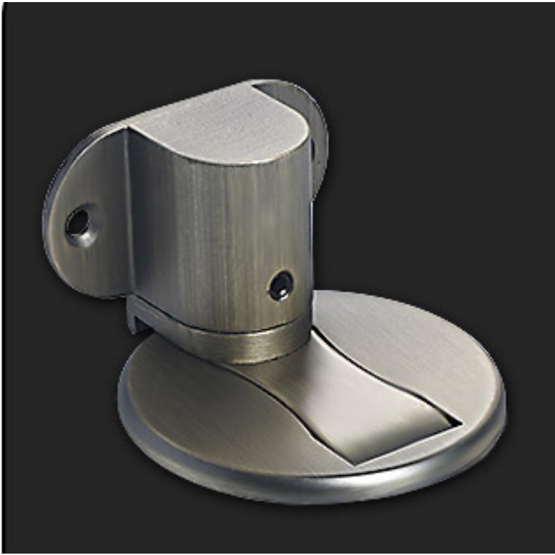 

Punch-free Invisible Door Stop Magnetic Household Bedroom Door Touch Door Door Stop Bathroom Floor Stop Anti-collision Black