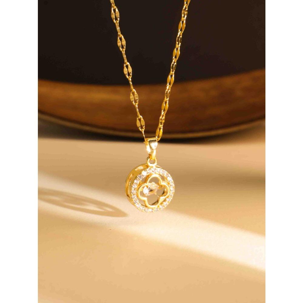 

Necklace Does Not Fade Women s Summer Smart Love Versatile Necklace Women s High-end Titanium Steel Accessories