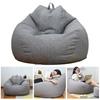Bean Bag Cover No Filler Removable Bean Bag Chair Cover Washable Solid Color Sofa Cover for Bedroom Living Room Beanbag Chair