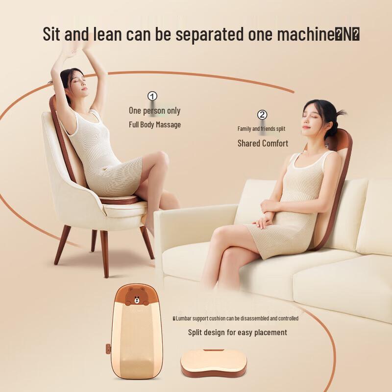 OGAWA Smart Back & Lumbar Massage Cushion CN plug (adapter included)