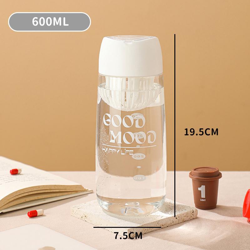 

Прозрачные бутылки для воды, пластиковые, большой емкости, чашка для чая с молоком и аптечкой, устойчивые к высоким температурам, посуда