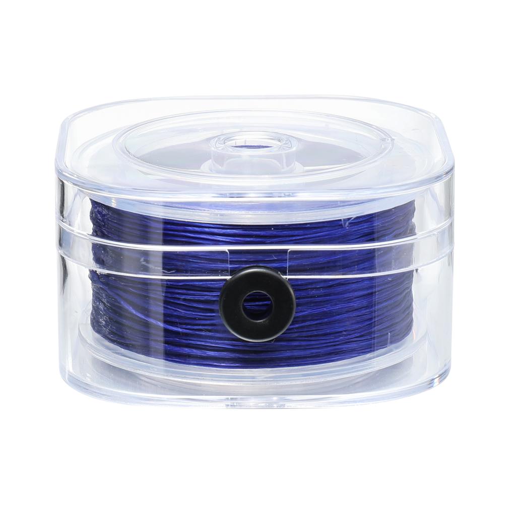 80 Meter/Karton DIY Kristall Perlen Stretch Elastisches Fadenband mit Box Bunt 0,8 mm Flaches Perlenband Schmuckherstellung Zubehör