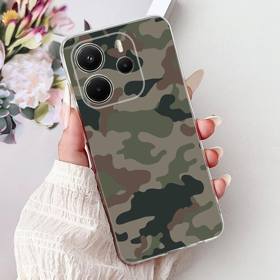 Silicone Case For Xiaomi Redmi Note 14 4G EU 2025 Cover Cool Lion Leopard Dragon Animals Soft Slim Coque For Note14 4G EU Fundas