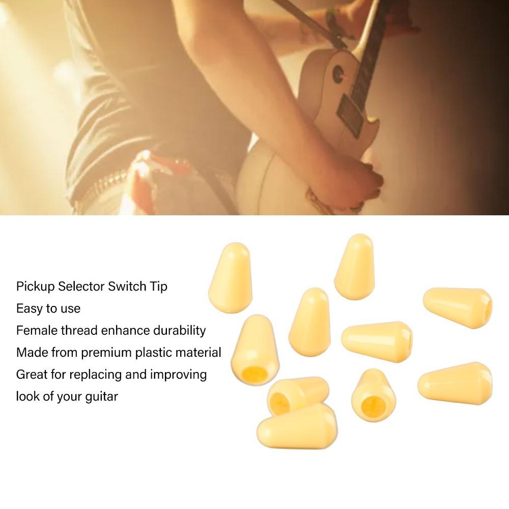 20PCS 5 Way Guitar Switch Tips Plastic Switch Knob Cap Guitar Toggle Switch Tips Guitar Accessories